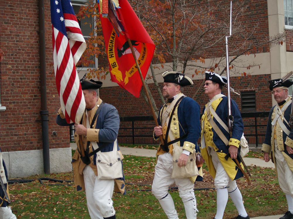 Militia in Revolutionary War Costume 2